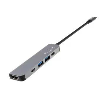 Hub USB-C FIXED FIXHU-MN-GR 5 puertos mini para portátiles y tablets