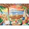 Set de pintura y puzle Ravensburger Cozy Cabana 23911 – set de actividad de pintura y puzle