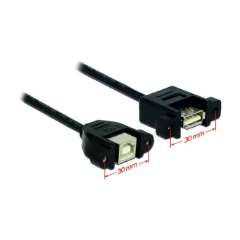 Cable USB DeLOCK USB 2.0 B/A 0,25 m