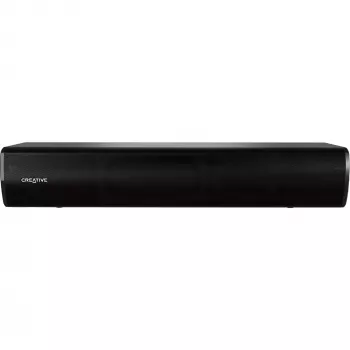Creative - Stage Air V2 Barra de sonido compacta para debajo del monitor Negra
