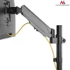 Soporte de monitor de escritorio MACLEAN MC-775 para pantallas de 32 pulgadas (81,3 cm), VESA 75x75–100x100, hasta 8 kg, gris
