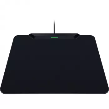 Razer | Alfombrilla de ratón gaming inalámbrica con base de carga, Hard Edition | HyperFlux V2 Wireless Charging System | Alfombrilla de ratón gaming | 360 x 311 mm | Negra