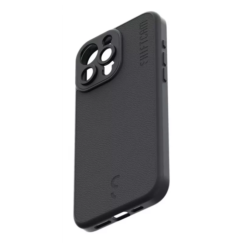 ShiftCam AC-CA-15PL-CH-EF funda con montura para objetivo para iPhone 15 Plus, piel vegana, compatible con MagSafe