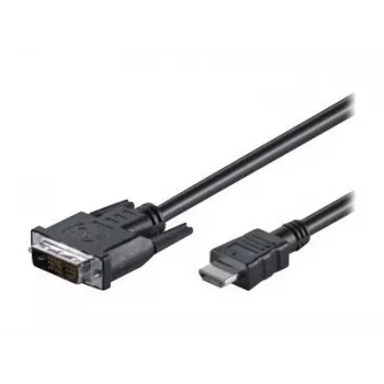 Goobay | Cable DVI-D/HDMI, niquelado | 50580 | Conector macho DVI-D Single-Link (18+1 pines) | Conector macho HDMI (Type A) | 2 m