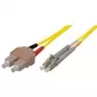 Tecline exertis Connect - Cable de conexión - SC monomodo (M) a LC monomodo (M) - 3 m - fibra óptica - 9/125 micrómetros - OS2 - amarillo (39989603)