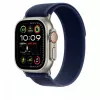 Apple Trail Loop 49mm azul - S/M - Acabado titanio natural