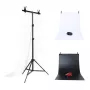 Trípode de fondo para estudio fotográfico Puluz 70x200cm + fondos 2 uds. DCA0976