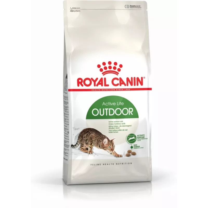 Pienso seco para gatos Royal Canin Active Life Outdoor 4 kg — Adult, aves, 30% proteina, 20% grasa