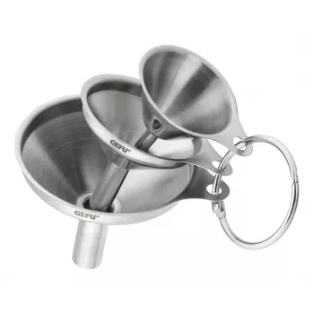 Set de embudos GEFU VERSARE G-15511 acero inoxidable, apto para lavavajillas