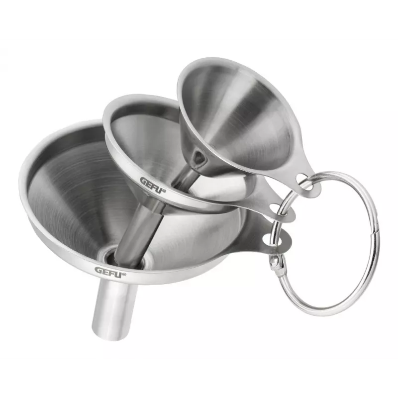 Set de embudos GEFU VERSARE G-15511 acero inoxidable, apto para lavavajillas