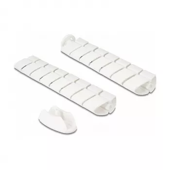 Canaleta de cables DeLOCK 740 x 75 mm regulable en altura blanco
