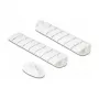 Canaleta de cables DeLOCK 740 x 75 mm regulable en altura blanco
