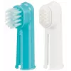 Cepillo de dientes dental para dedo Trixie 2550 — tecnopolímero, 60 mm de altura, pack de 2, para gatos y perros