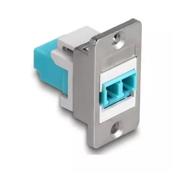 Módulo Keystone DeLOCK 90888 plano aqua plata blanco LC