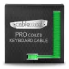 Cable de alimentación CableMod PRO ModMesh 12VHPWR conector a 8-Pin PCIe 45 cm azul claro