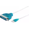 Cable de impresora paralelo ShiverPeaks 75607 1,2 m USB-Centronics