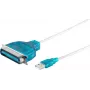 Cable de impresora paralelo ShiverPeaks 75607 1,2 m USB-Centronics