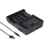 Cargador USB de pilas domésticas XTAR VC4