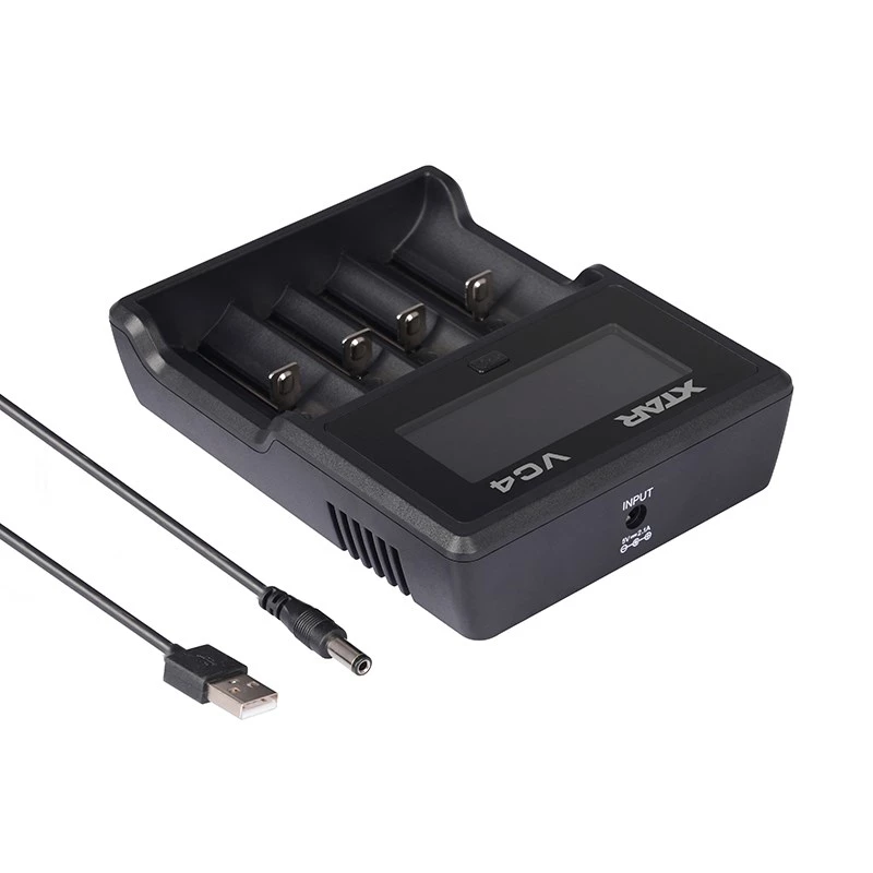 Cargador USB de pilas domésticas XTAR VC4