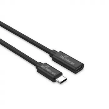 Cable USB-C a USB-C MediaRange MRCS245 USB 3.2 Gen 1 (3.1 Gen 1) 2 m 5 Gbit/s 60 W negro