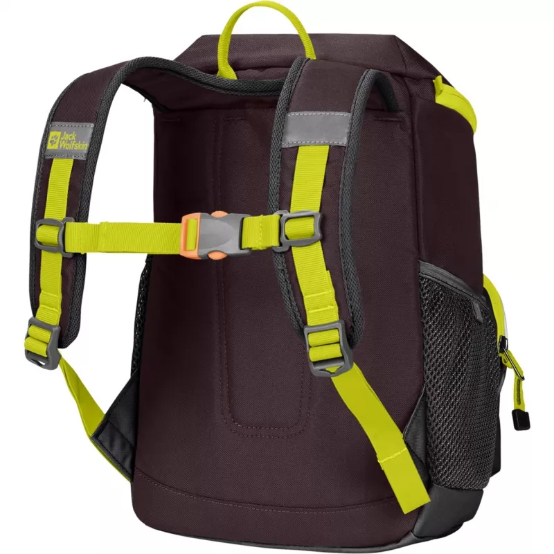 Mochila Jack Wolfskin Erlebnis Pack – lila/amarillo neón, 11 L