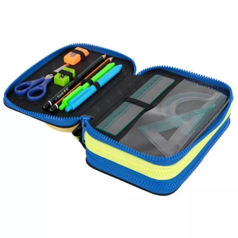 Estuche CoolPack Jumper 3 ATLANTIS F067828 — estuche escolar de tres pisos