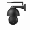 Cámara de vigilancia IP domo Foscam SD8P 8 MP, 4K 3840 x 2160, zoom óptico 4x, PTZ, IR 50 m, Wi-Fi, MicroSD hasta 256 GB