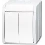 BUSCH-JAEGER Series Switch 2601/5W-54 ocean blanco alpino IP44 interruptor de tecla 2601/5W-54 (1085-0-1621)