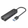 Hub 5w1 Vention USB 3.0 + adaptador Gigabit Ethernet