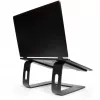 Soporte para portátil Port Designs 901103 — Aluminio y Negro, para portátiles hasta 15,6 pulgadas, ancho 260 mm, profundidad 145 mm, altura 225 mm