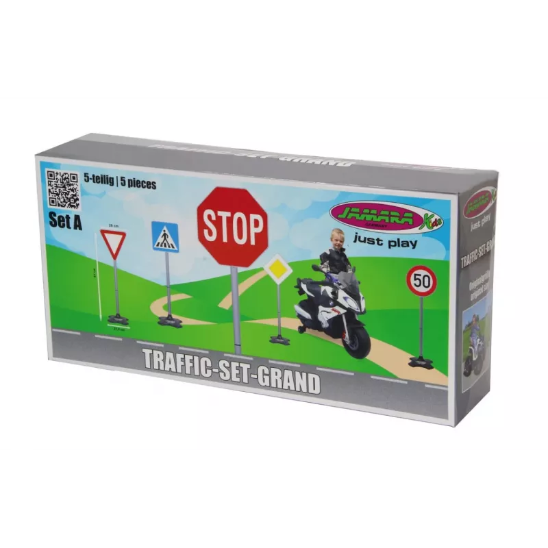 Set de señales de tráfico de juguete Jamara 460257