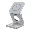 Cargador inalámbrico BlitzWolf BW-IW30 estación de carga rápida 3 en 1 para iPhone y Samsung, carga inalámbrica de 3 dispositivos
