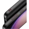 nevox StyleShell NYLO 2469 funda para Samsung Galaxy S25+, policarbonato/TPU/nailon, negra