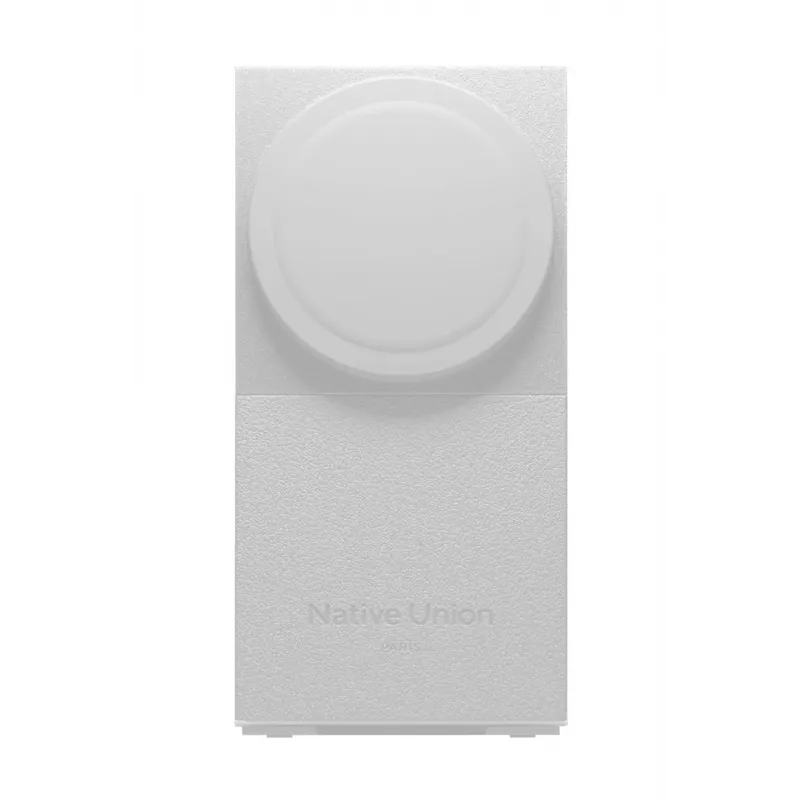 Cargador inalámbrico Native Union Rise 3 en 1 Qi2 — USB, cable de 2 m, gris claro (arenisca)