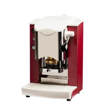 Cafetera de espresso FABER Faber Slot Inox ESE Pad rojo vino blanco Inox - compatible con cápsulas ESE