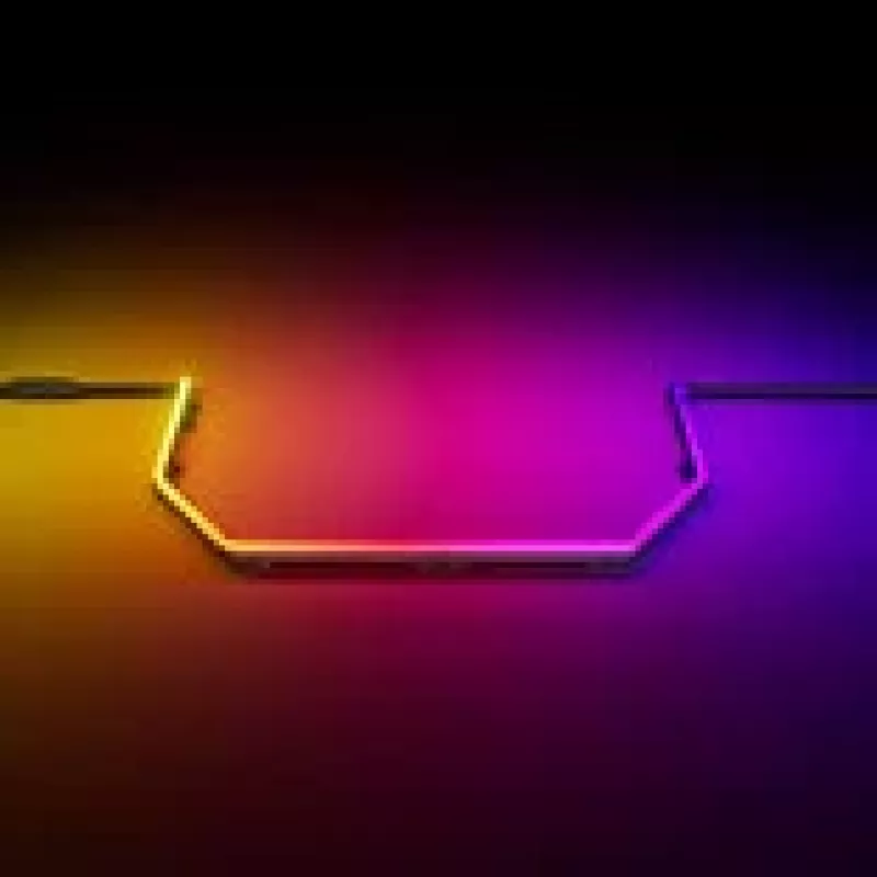 Kit de refuerzo de luz RGB HYTE Noodle — caja universal, negro, 575×14×5,3 mm