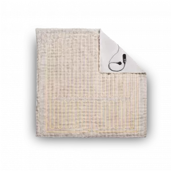 Manta eléctrica Duux Yentl, 200 x 200 cm | DXOB12 | Número de niveles de calor 9 | Número de personas 1 | Lavable | Mando a distancia | Peluche premium | 200 W | Bubble Gris
