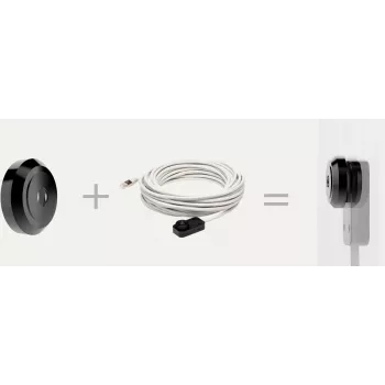 AXIS F8211 Pinhole Trim Ring - anillo de fijación para objetivo de cámara - para unidad de sensor AXIS F1025