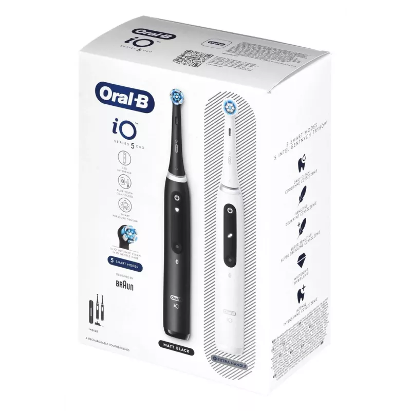 Oral-B iO Series 9 Luxe Edition, Cepillo de dientes eléctrico azul/blanco, Aqua Marine