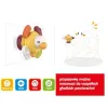 Pato de peluche sensorial interactivo Ascato 122946 — textura suave, diseño multicolor