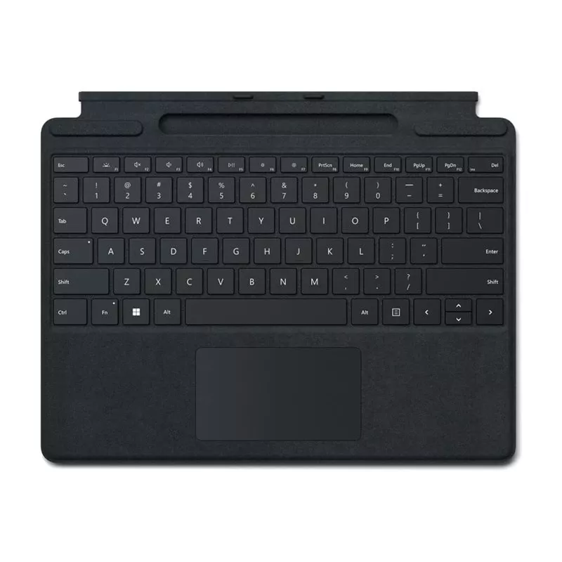Microsoft Surface Pro Signature Keyboard - teclado - con acelerómetro, trackpad, Surface Slim Pen 2 base de almacenamiento y carga - QWERTY - GB - S