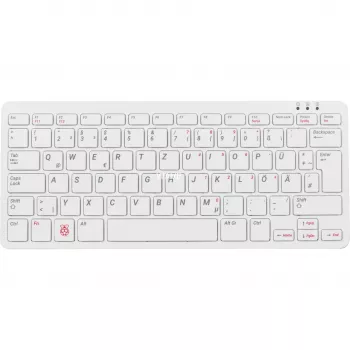 Teclado USB con cable Raspberry PI teclado DE RB-TASTA01W — conexión USB, distribución alemana