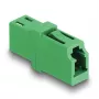 Acoplador de fibra óptica LC simplex hembra a LC simplex hembra APC verde DeLOCK 87984