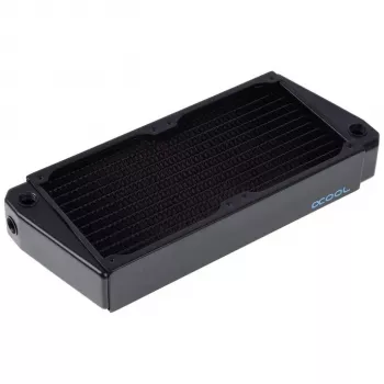 Alphacool NexXxoS XT45 - bloque refrigerador - latón - cobre - acero - negro - 1/4 - 1,5 bar - 12 cm (14234)