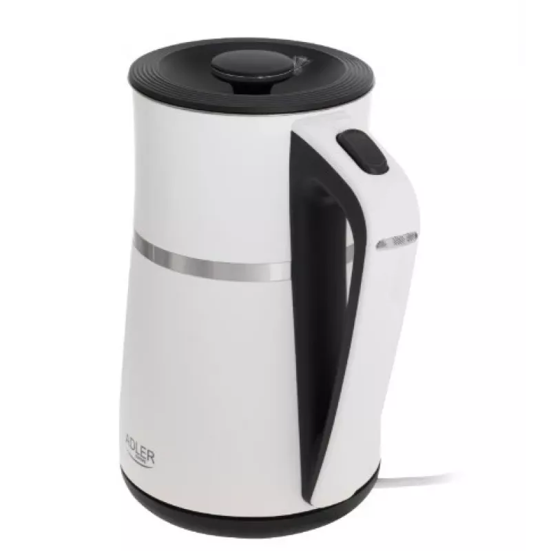 Hervidor Adler 1,7 l 1355 W blanco doble pared