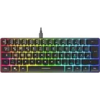 Teclado gaming SPEEDLINK LETOS RGB 60% teclado negro Retail (SL-670014-BK)