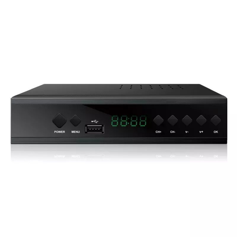 Extralink Home Sintonizador decodificador de TV digital DVB-T2 H.265 HEVC FULL HD USB HDMI + mando a distancia