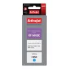 Frasco de tinta ActiveJet AB-5000C cian, compatible con Brother, 50 ml a base de colorante alto rendimiento (XL)
