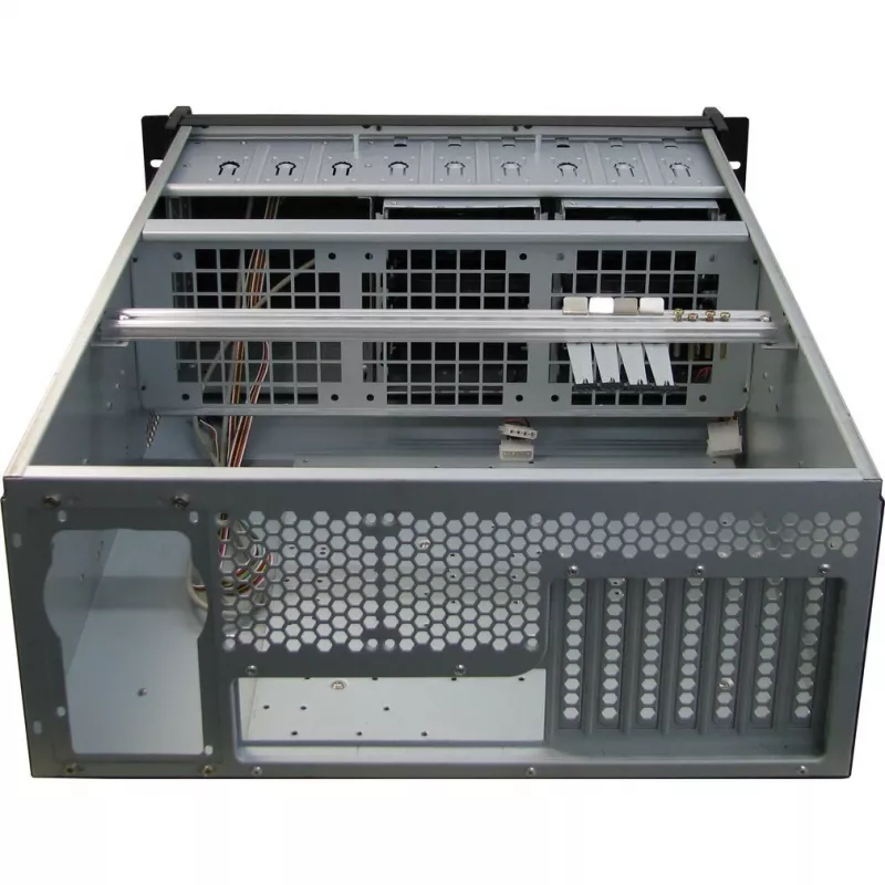 Caja para servidor Inter-Tech IPC 4U-4129L rack plata metálico