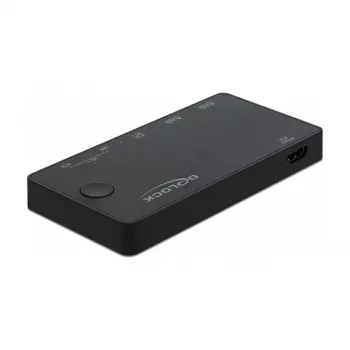 Switch KVM DeLOCK 11477 negro